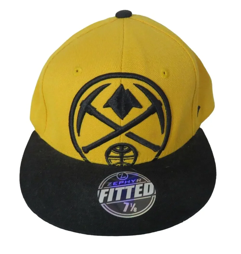 Denver Nuggets Fitted Hat - Men's Size 7 1/8